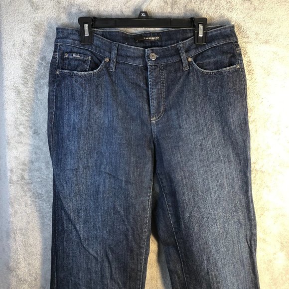 Cambio Jeans Women's 16 Blue Dark Norah Straight Zip Denim Casual Style 006663 - Picture 1 of 15